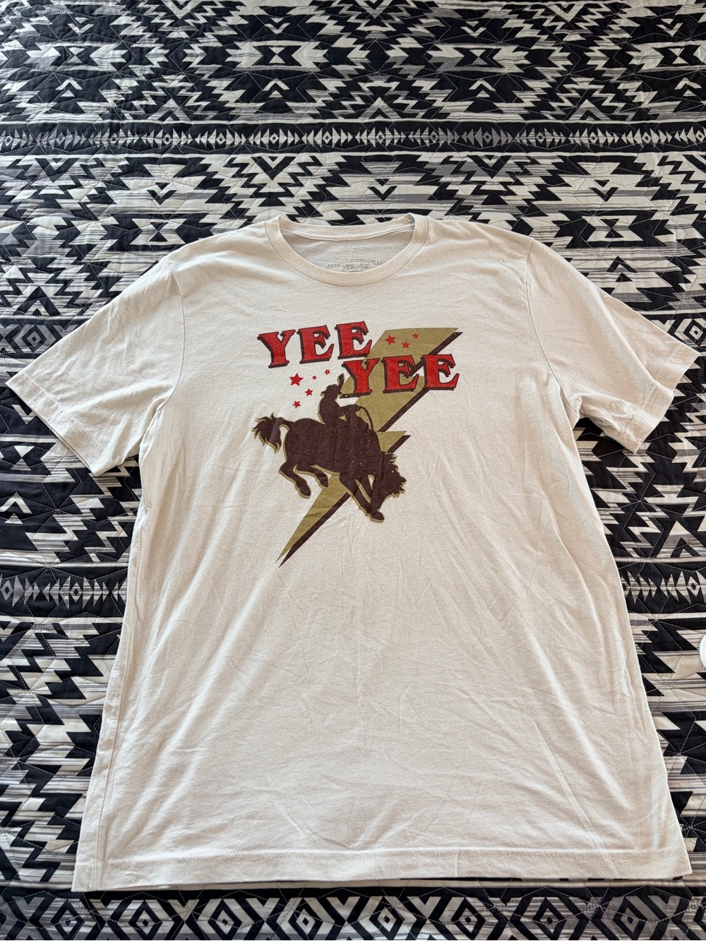 Yee Yee Graphic Short Sleeve Tee - Cream